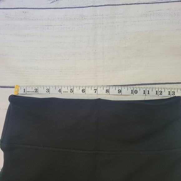 Spanx Size M Tall Black Ponte Knit Pull-On High Rise Shaping Leggings Minimalist - Picture 2 of 9